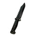 Serrated Spine Combat Rambo Style Poly Training Knife with 8.25 Inch Clip Point Blade Prop - for just $28! 