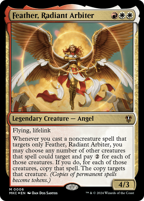 Feather, Radiant Arbiter (MKC-006) - Murders at Karlov Manor Commander Foil - for just $0.10! 