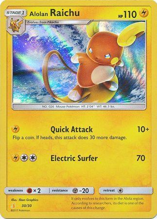 Alolan Raichu (30/30) [Sun & Moon: Trainer Kit - Alolan Raichu] - for just $1.40! 