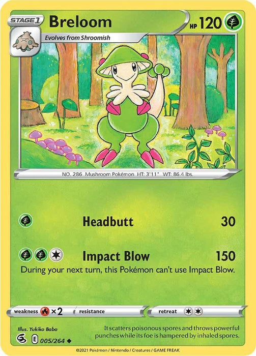 Breloom (005/264) [Sword & Shield: Fusion Strike] - for just $0.10! 