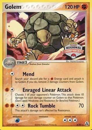 Golem (6/92) (Regional Championship Promo) [EX: Legend Maker] - for just $7.20! 