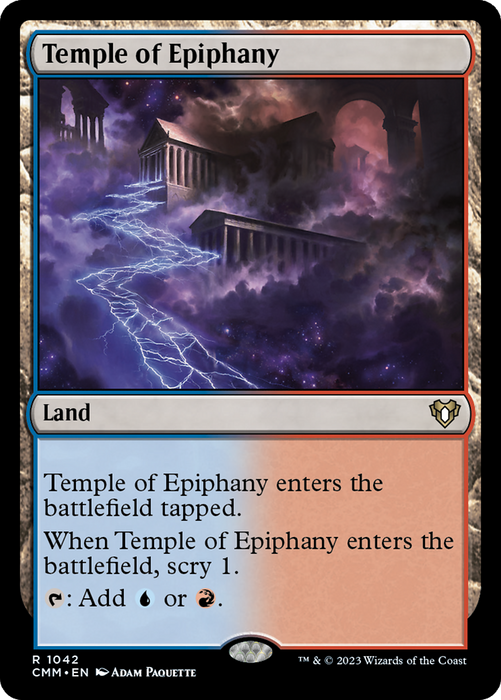 Temple of Epiphany (CMM-1042) - Commander Masters - for just $0.06! 