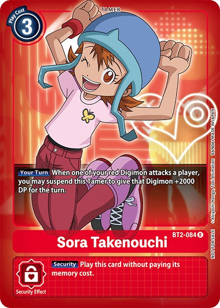 Sora Takenouchi [BT2-084] (Official Tournament Pack Vol.3) [Release Special Booster Promos] - Just $0.09! Shop now at Retro Gaming of Denver