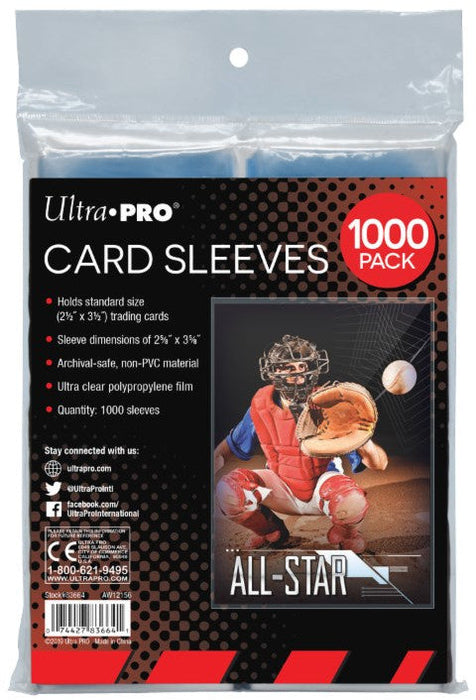 Ultra PRO: Standard 1000ct Sleeves (Clear) - Just $0! Shop now at Retro Gaming of Denver