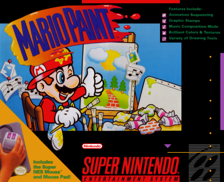 Mario Paint – Super Nintendo Entertainment System (SNES) - for just $7.99! 