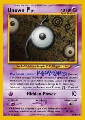 Unown [P] (58/105) [Neo Destiny Unlimited] - for just $1.40! 