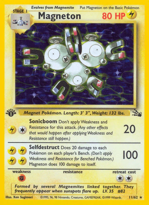 Magneton (11/62) [Fossil 1st Edition] - for just $17.20! 
