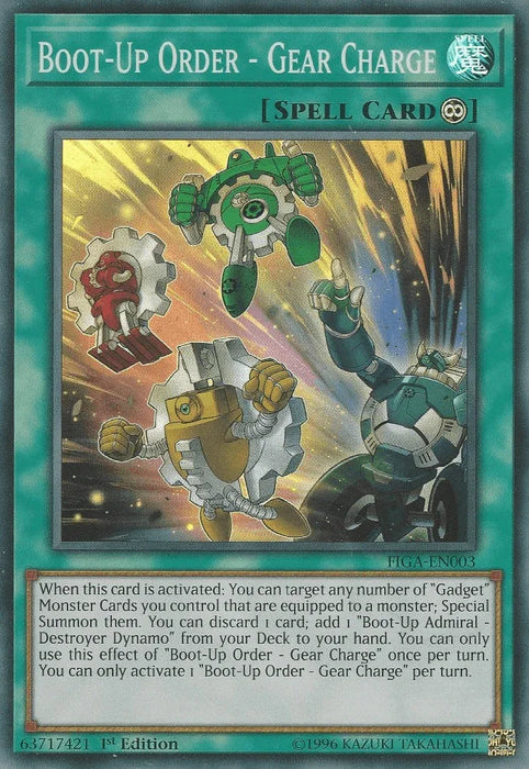 Boot-Up Order - Gear Charge [FIGA-EN003] Super Rare - for just $0.10! 