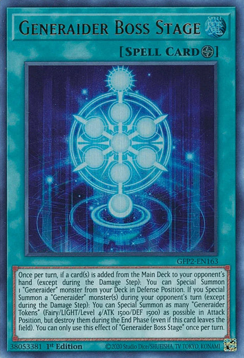 Generaider Boss Stage [GFP2-EN163] Ultra Rare - for just $0.10! 