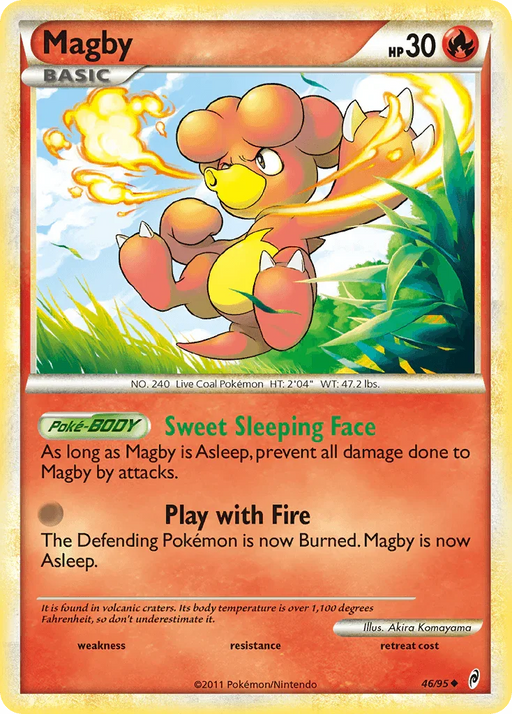 Magby (46/95) [HeartGold & SoulSilver: Call of Legends] - for just $0.40! 