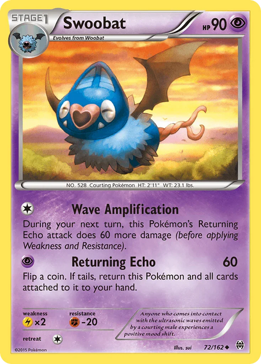 Swoobat (72/162) [XY: BREAKthrough] - for just $0.10! 