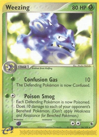 Weezing (24/109) [EX: Ruby & Sapphire] - for just $0.75! 