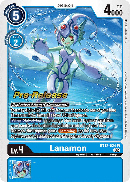 Lanamon [BT12-024] [Across Time Pre-Release Cards] - Just $2.75! Shop now at Retro Gaming of Denver