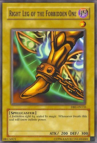Right Leg of the Forbidden One [DB1-EN135] Common - for just $1.35! 