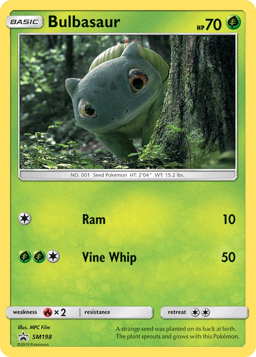 Bulbasaur (SM198) [Sun & Moon: Black Star Promos] - for just $3.65! 