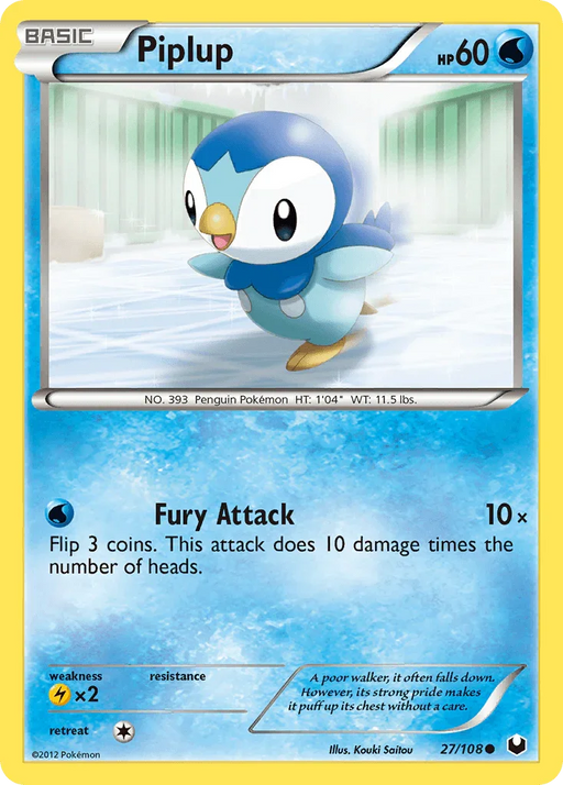 Piplup (27/108) [Black & White: Dark Explorers] - for just $0.85! 