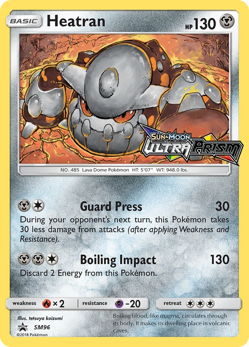Heatran (SM96) [Sun & Moon: Black Star Promos] - for just $1.30! 