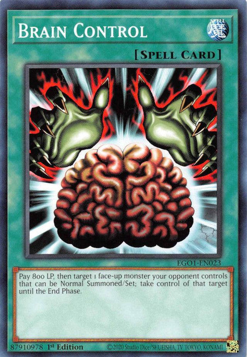 Brain Control [EGO1-EN023] Common - for just $0.15! 