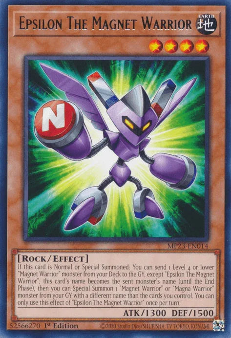 Epsilon The Magnet Warrior [MP23-EN014] Rare - for just $0.15! 