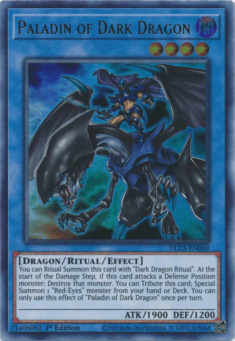 Paladin of Dark Dragon [DLCS-EN069] Ultra Rare - for just $0.25! 