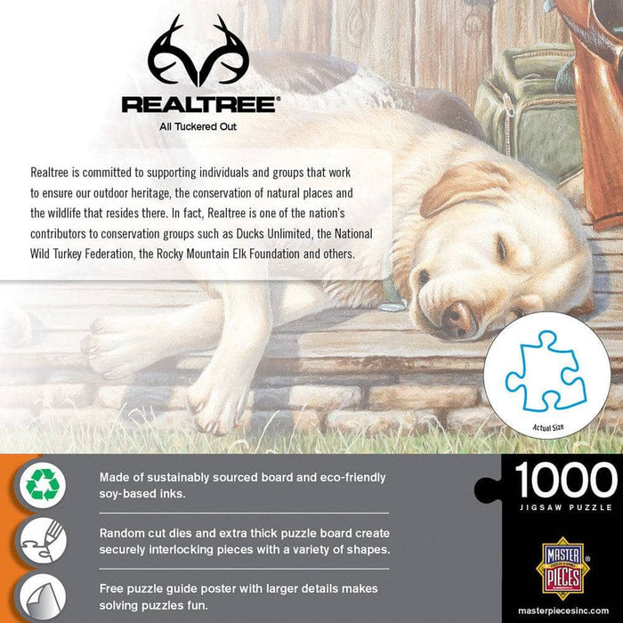 Realtree - All Tuckered Out 1000 Piece Jigsaw Puzzle - for just $16.99! 