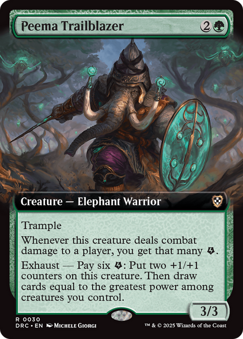 Peema Trailblazer (DRC-030) - Commander: Aetherdrift: (Extended Art) - for just $0.04! 