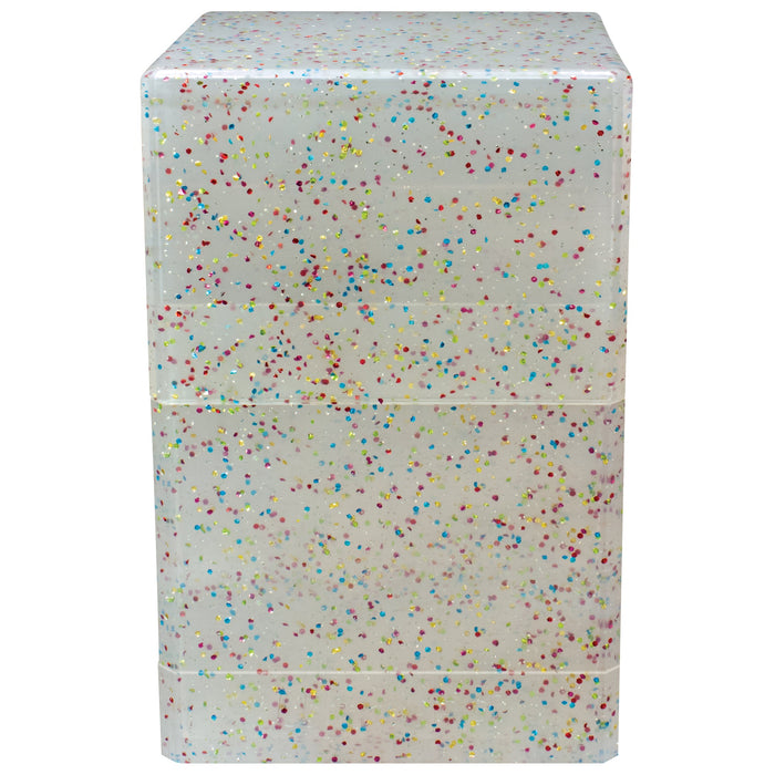 Ultra PRO: Satin Tower - Glitter Clear - for just $0! 