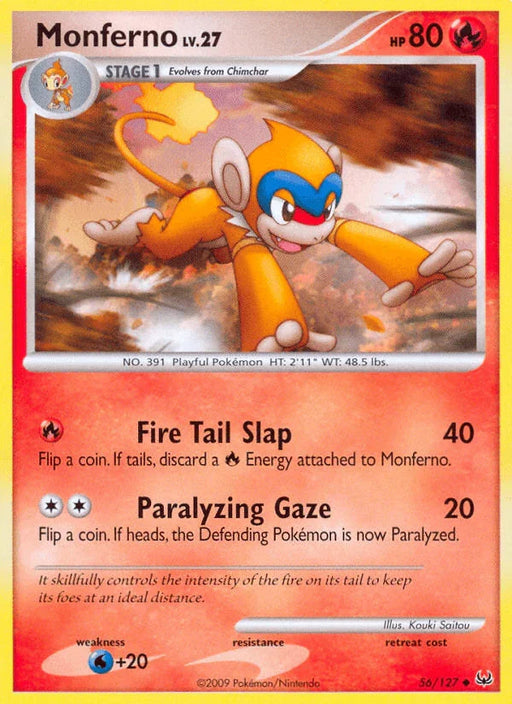 Monferno (56/127) [Platinum: Base Set] - for just $0.40! 