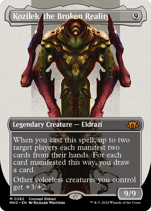 Kozilek, the Broken Reality (Borderless) (MH3-382) - Modern Horizons 3 (Borderless) - for just $3.65! 