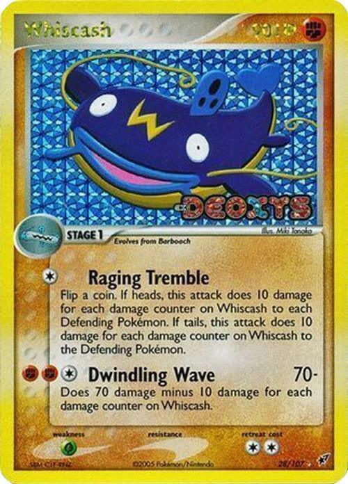 Whiscash (28/107) (Stamped) [EX: Deoxys] - for just $10! 