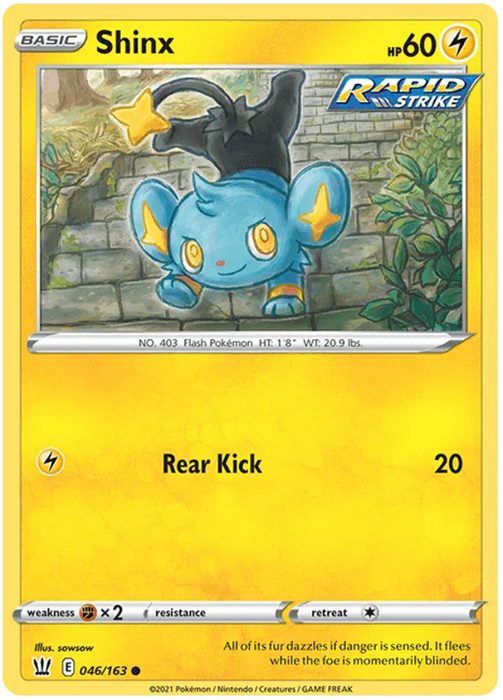 Shinx (046/163) [Sword & Shield: Battle Styles] - for just $0.10! 