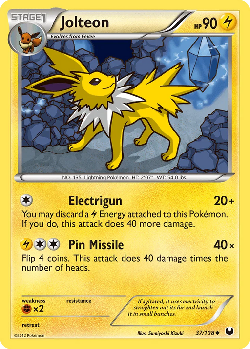 Jolteon (37/108) [Black & White: Dark Explorers] - for just $2.90! 
