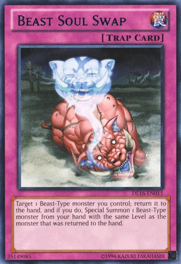 Beast Soul Swap (Blue) [DL16-EN015] Rare - for just $0.35! 