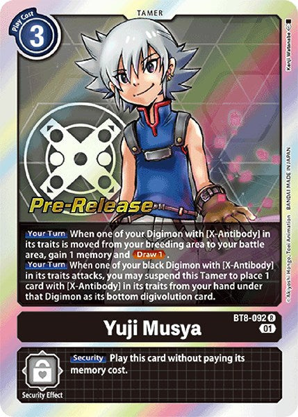 Yuji Musya [BT8-092] [New Awakening Pre-Release Cards] - Just $0.60! Shop now at Retro Gaming of Denver