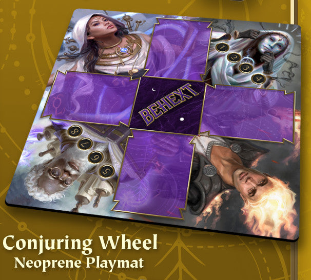 Behext: Kickstarter Exclusive Conjuring Wheel Neoprene Playmat - for just $9.99! 