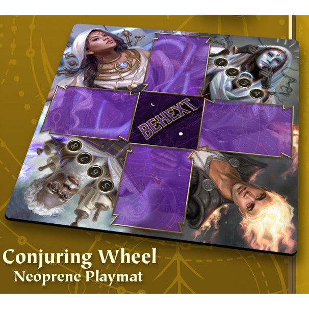 Behext: Kickstarter Exclusive Conjuring Wheel Neoprene Playmat - Just $14.99! Shop now at Retro Gaming of Denver