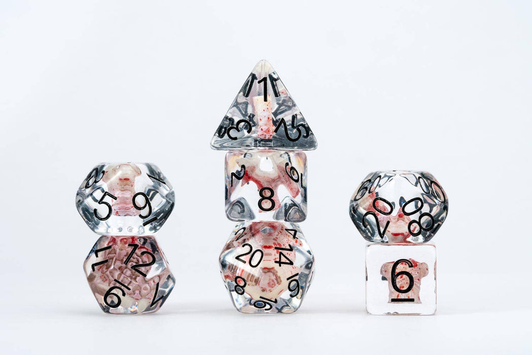The Walking Dead Dismembered Zombie Resin Poly Dice Set - for just $24.99! 