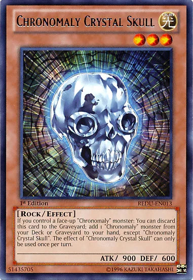 Chronomaly Crystal Skull [REDU-EN013] Rare - for just $0.10! 