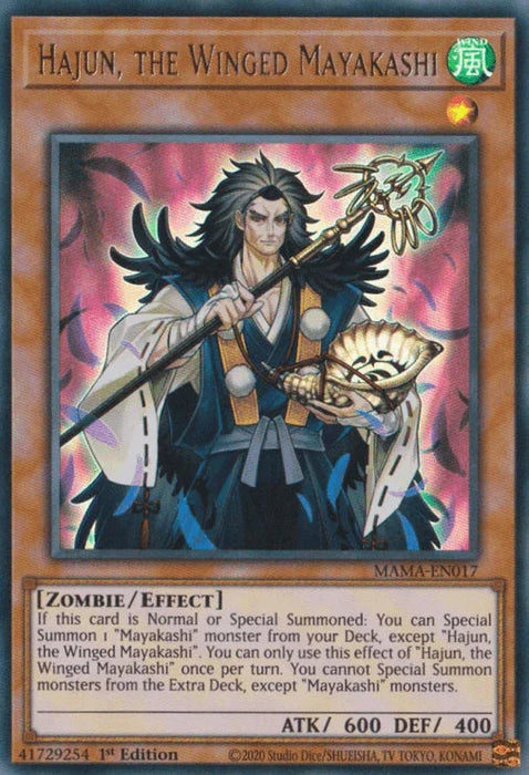 Hajun, the Winged Mayakashi [MAMA-EN017] Ultra Rare - for just $0.10! 