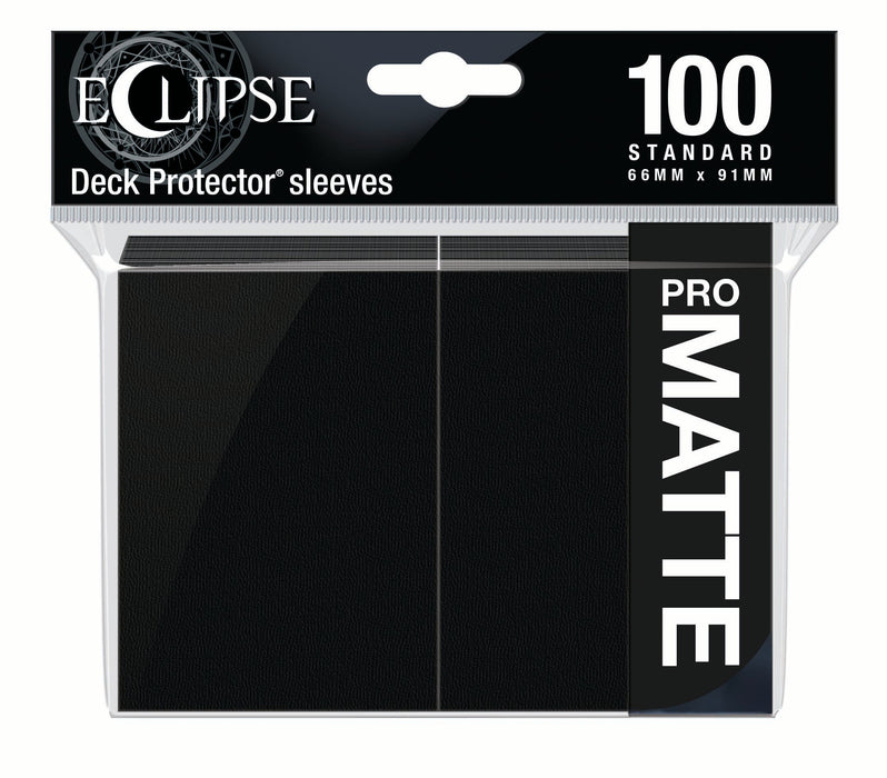 Ultra PRO: Standard 100ct Sleeves - Eclipse Matte (Jet Black) - Just $0! Shop now at Retro Gaming of Denver