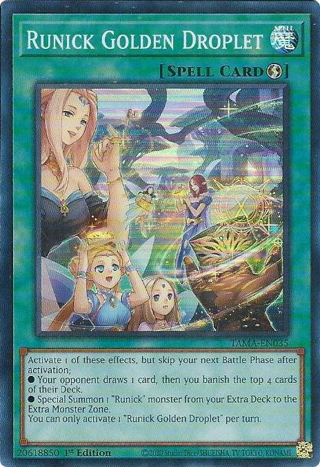 Runick Golden Droplet [TAMA-EN035] Super Rare - for just $0.10! 