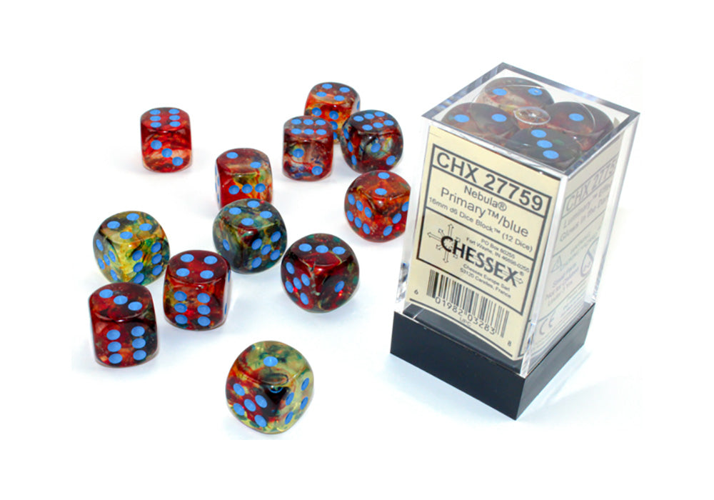 Chessex: D6  Nebula Dice sets - 16mm - for just $11.98! 
