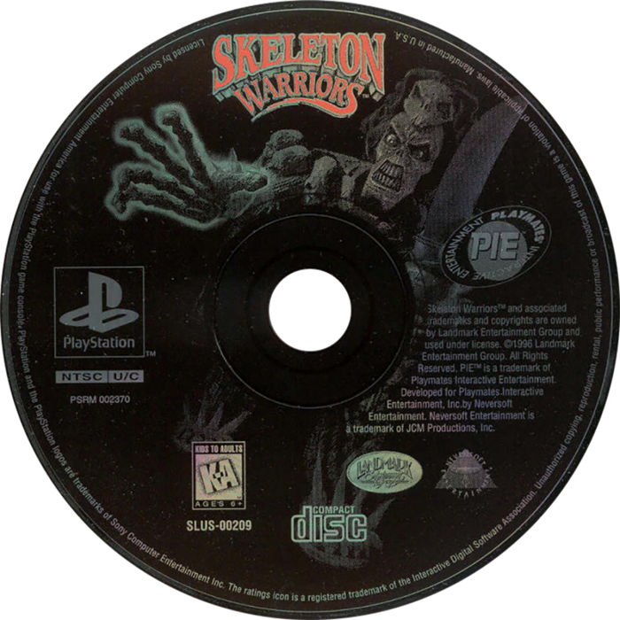 Skeleton Warriors – PlayStation 1 (PS1) - for just $0! 