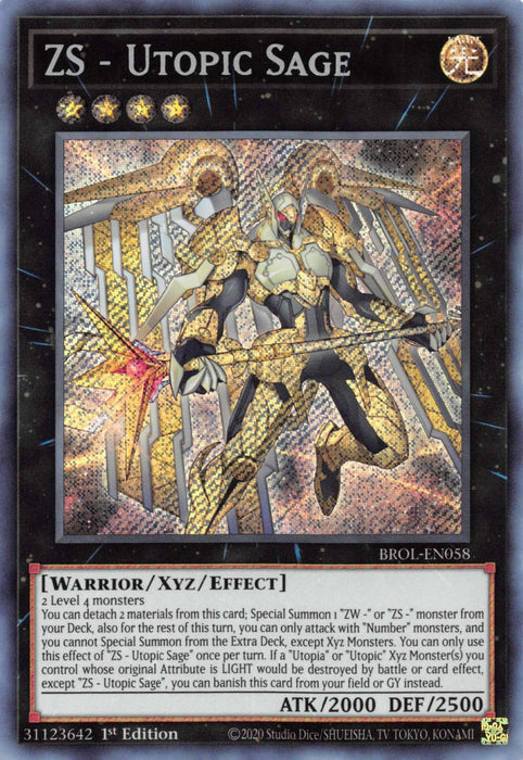 ZS - Utopic Sage [BROL-EN058] Secret Rare - for just $0.15! 