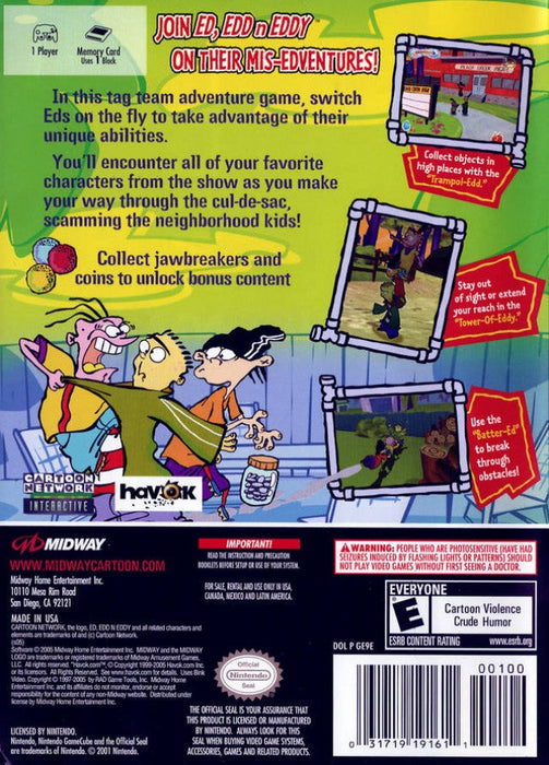 Ed, Edd n Eddy: The Mis-Edventures – GameCube (GC) - for just $28.99! 