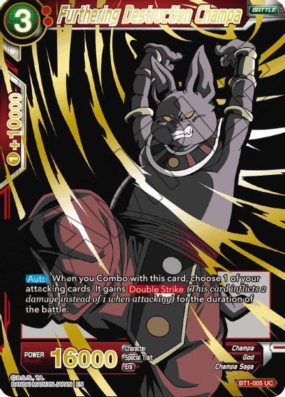 Furthering Destruction Champa (Alternate Art) (BT1-005) [Special Anniversary Set 2021] - for just $0.15! 