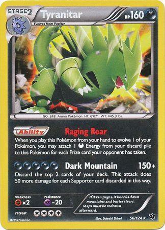 Tyranitar (56/124) (Cosmos Holo) [XY: Fates Collide] - for just $0.75! 