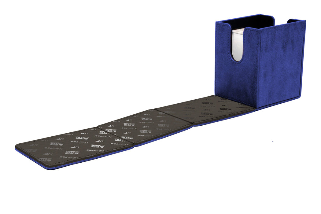 Ultra PRO: Suede Collection - Alcove Flip (Sapphire) - for just $0! 