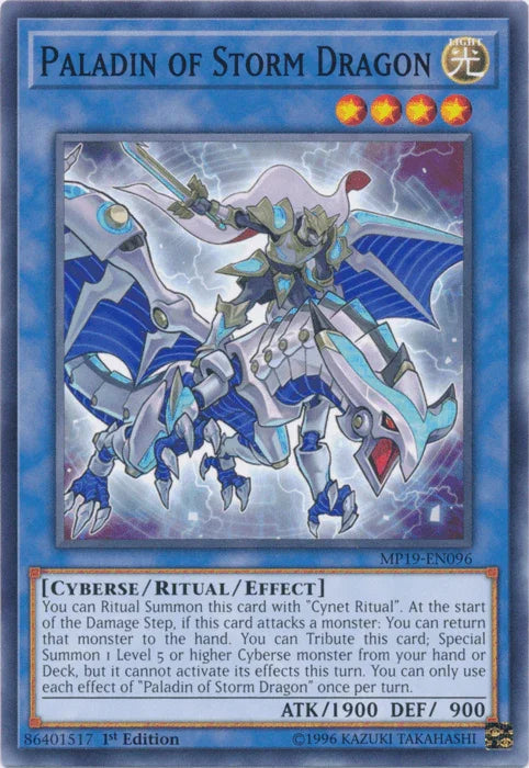 Paladin of Storm Dragon [MP19-EN096] Common - for just $0.10! 