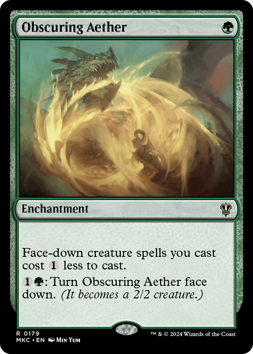 Obscuring Aether (MKC-179) - Murders at Karlov Manor Commander - for just $0.08! 